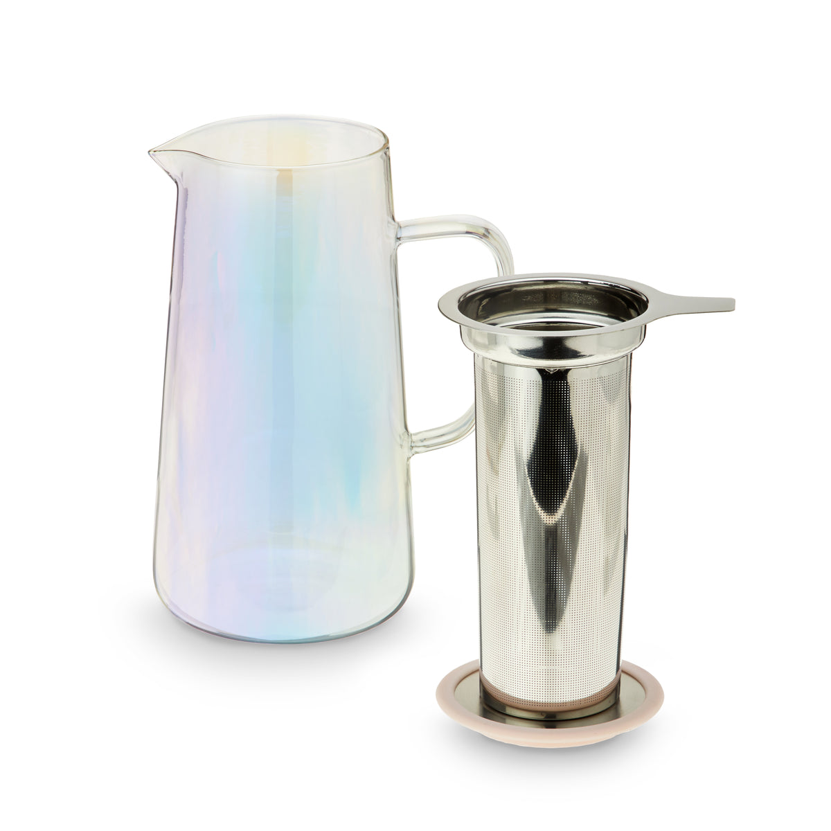 LILLA Glass Tea Cup with Cover & Filter