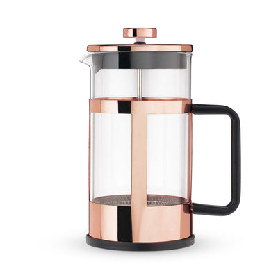 LOOSE LEAF LIFE MADE EASY - This trendy french press style tea maker makes straining your tea a breeze. This kitchen accessory brews up coffee or tea in just minutes--simply steep, press, and pour--great for hot or cold brew tea or coffee.