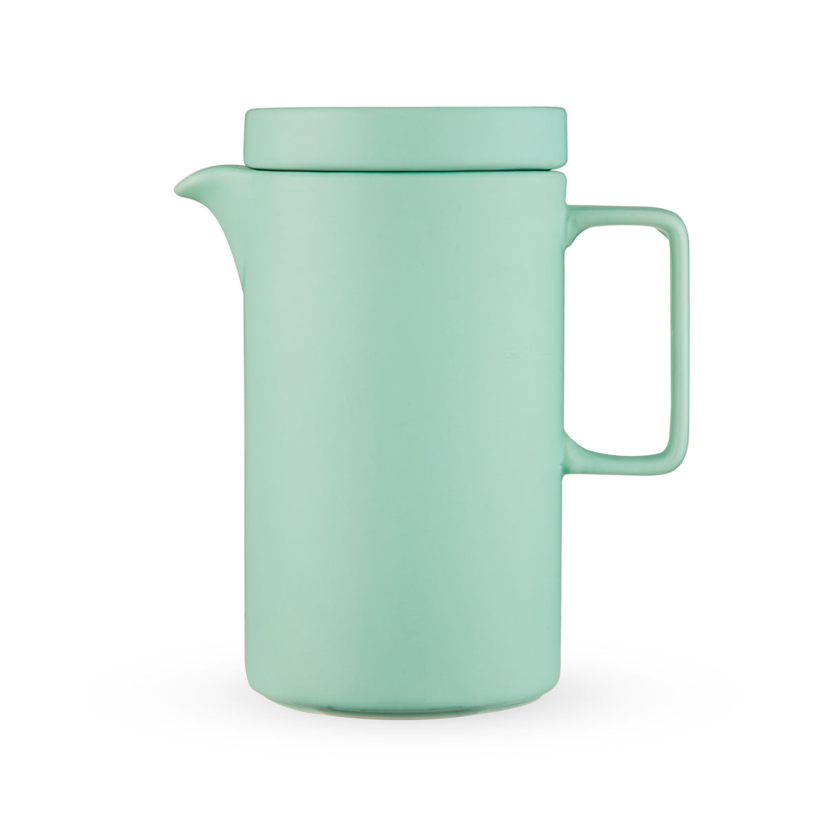 Matte Teal Grey Tea Infuser Mug