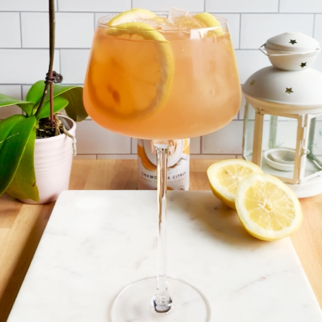 Chamomile Citrus Spiked Iced Tea