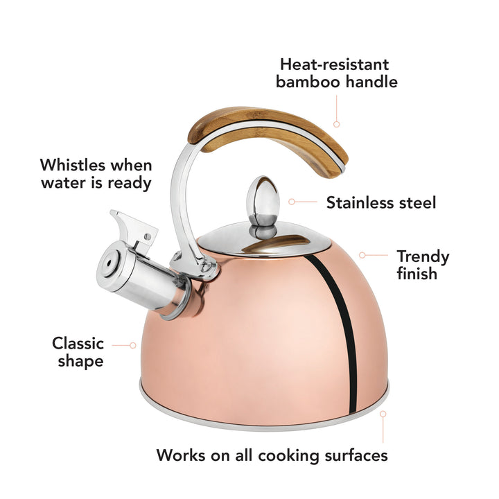 THE PERFECT GIFT for all occasions, Christmas, birthdays, as a housewarming gift. Present this metal teapot for stove to the special person in your life, or why not treat yourself?