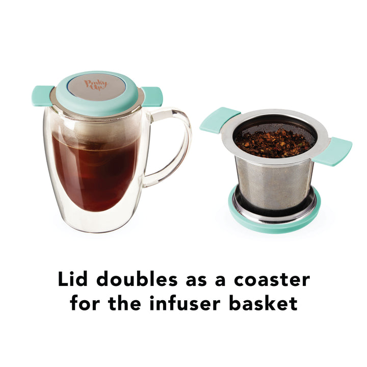 Erin Universal Tea Infuser in Turquoise
