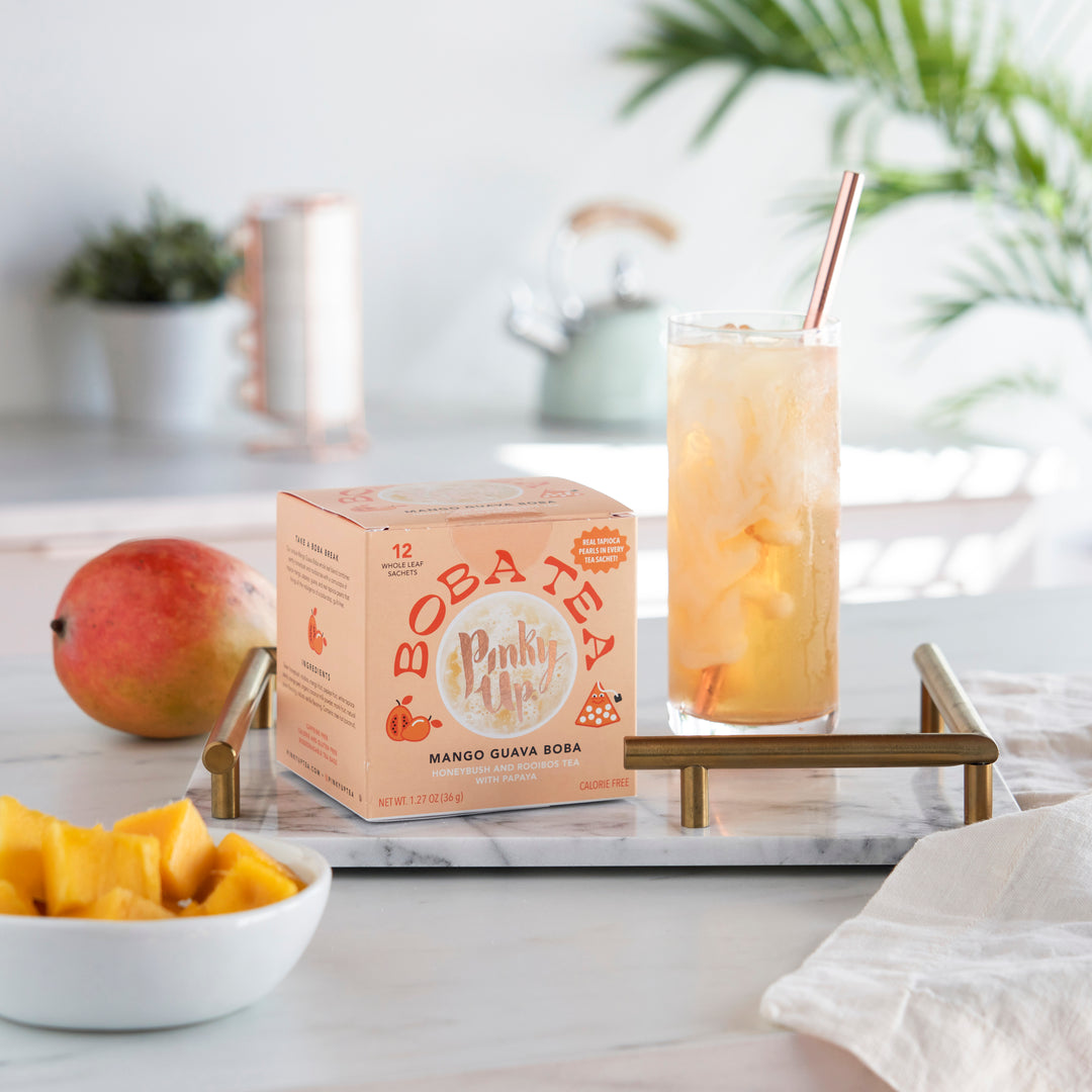 TASTE AND FEEL THE BENEFITS OF WHOLE LEAF TEA - Whole leaf tea creates a better steeping experience, as water flows through the ingredients extracting more flavor. The result is a richer tasting tea, better than a powdered boba tea mix.