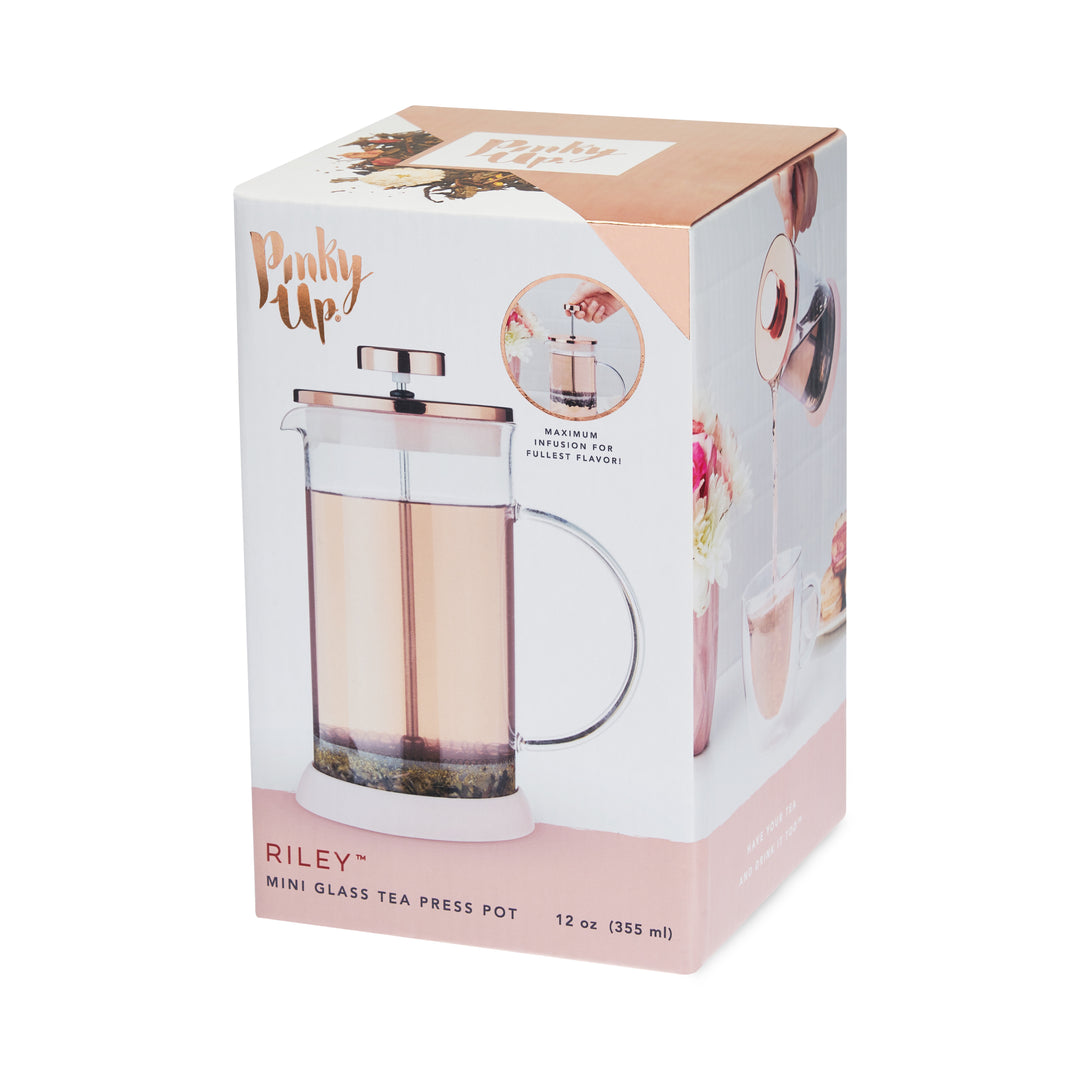 CUTE, GIFT READY LOOK AND PRACTICAL CONSTRUCTION - Looking for a gift for a tea lover who has it all? This personal tea press is perfect for the coffee or tea lover who just can’t get enough. Perfect housewarming gift or wedding gift.
