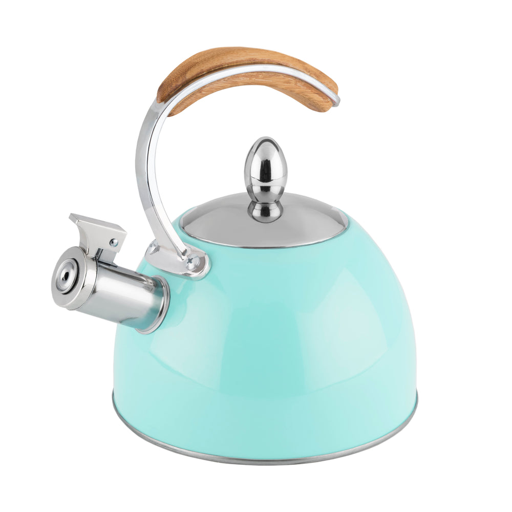 WHISTLES WHEN READY - Just like with traditional kettles, this whistling kettle releases a loud whistle when the water has reached boiling point. In fact, the whistle is loud enough to call you in from other rooms.