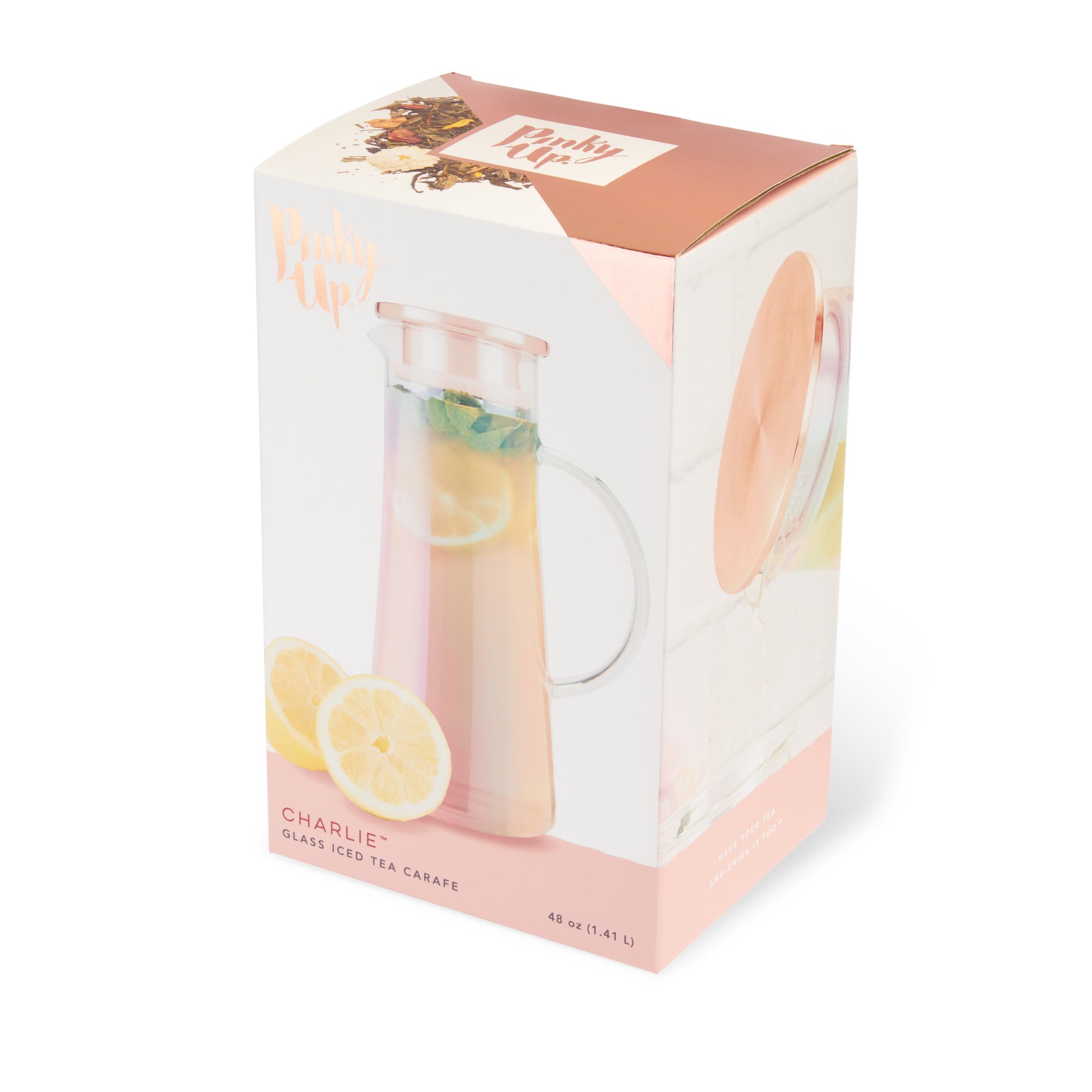 Pinky Up Carafe, Ice Tea Charlie – Little Red Hen