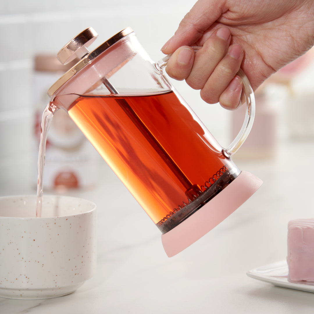 Pinky Up Riley Mini Glass Tea Press Pot, Coffee Maker, French