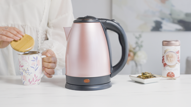 Pinky Up Parker Electric Tea Kettle - Cordless Kettle Stainless Steel Hot  Water Boiler In Rose Gold - 56oz Set Of 1 : Target