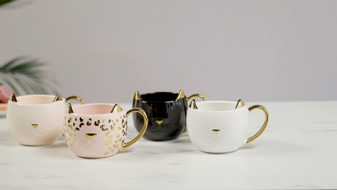 Chloe Black Cat Mug