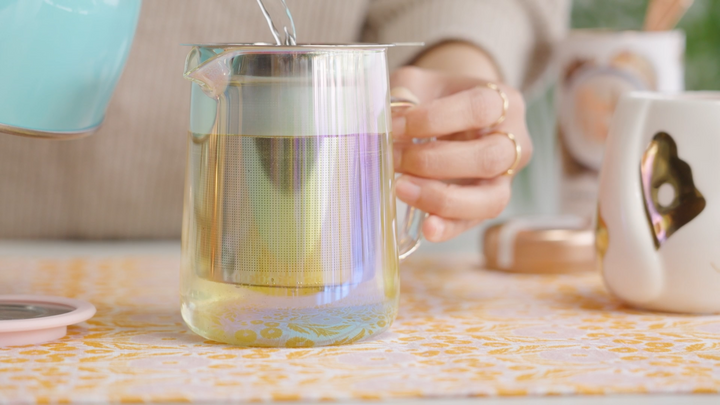 Chas Mini Glass Teapot & Infuser