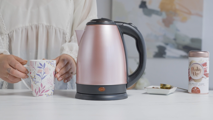 Parker Rose Gold Electric Tea Kettle