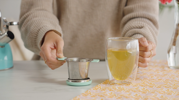 Rose Gold Heart Tea Infuser