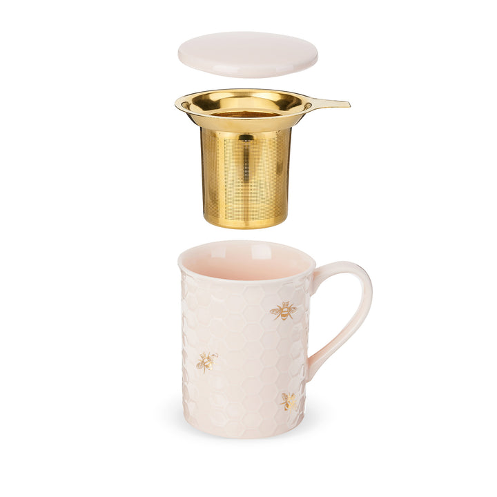 STEEP IN STYLE ON THE GO - The Annette infuser mug makes loose leaf easy, allowing you to brew quality tea anywhere you go. Simply place your tea in the infuser, add hot water, let steep, then remove the infuser to achieve the perfect flavor.