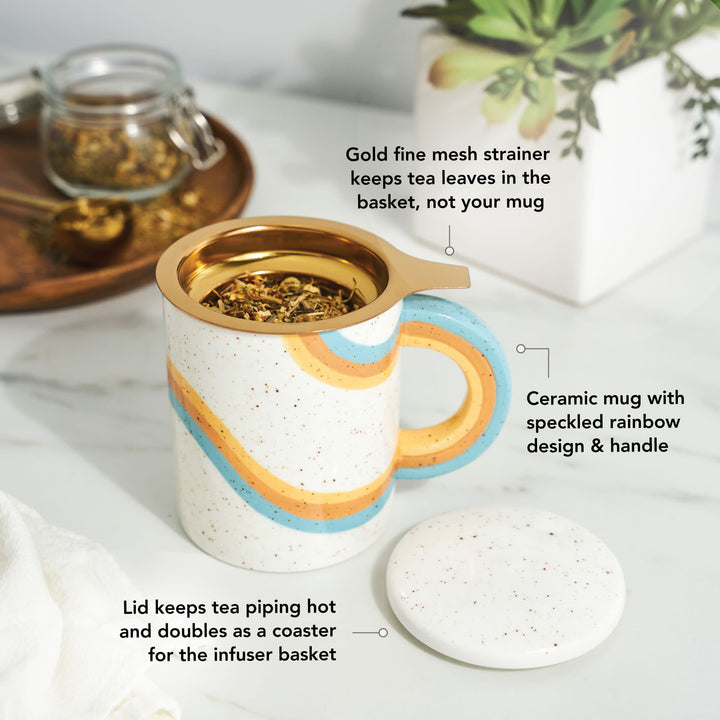 TIME FOR TEA - Pinky Up brings extra charm to your morning coffee or evening tea with cute animal mugs, travel cups for loose leaf tea, and modern teapots. So whether you're on the go or hosting a tea party, our tea accessories will make you smile.
