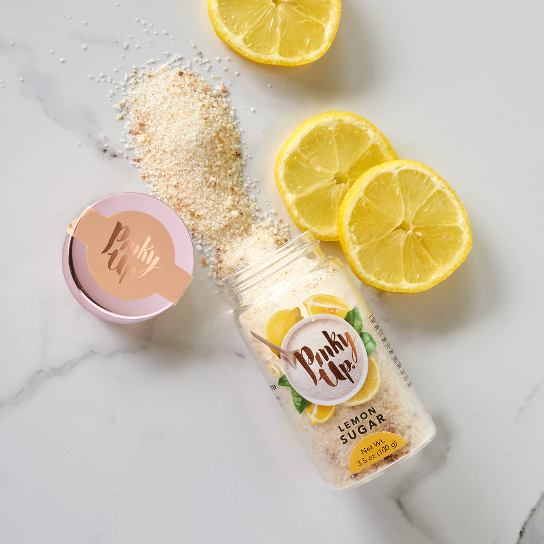 USES FOR COCKTAIL RIMMING SUGAR - This lemon flavored sugar is ideal for cookies, cakes, tea, cocktails, rimming cocktails like margaritas or daiquiris, and any beverage you can imagine. Enjoy lemon flavor without having to get a lemon.