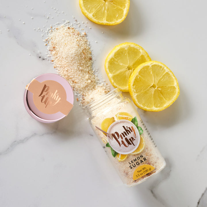 USES FOR COCKTAIL RIMMING SUGAR - This lemon flavored sugar is ideal for cookies, cakes, tea, cocktails, rimming cocktails like margaritas or daiquiris, and any beverage you can imagine. Enjoy lemon flavor without having to get a lemon.