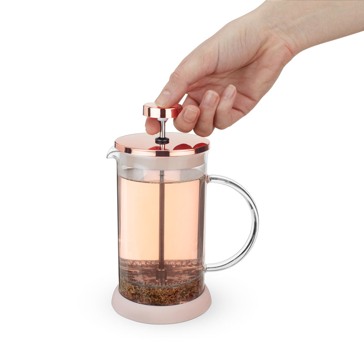 PERFECT FOR SINGLE SERVINGS OF TEA - The 12 oz capacity of this tea press makes it perfect for single servings of your favorite loose leaf, and the Riley press is cleaner and easier than traditional teapots.
