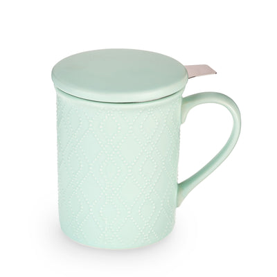 LOOSE LEAF LIFE MADE EASY - Loose leaf tea tastes better, but complex infusers can be a pain. The Annette infuser travel mug is designed for simple brewing and easy cleaning so you can have a tea party on your commute, at the office, or while traveling.
