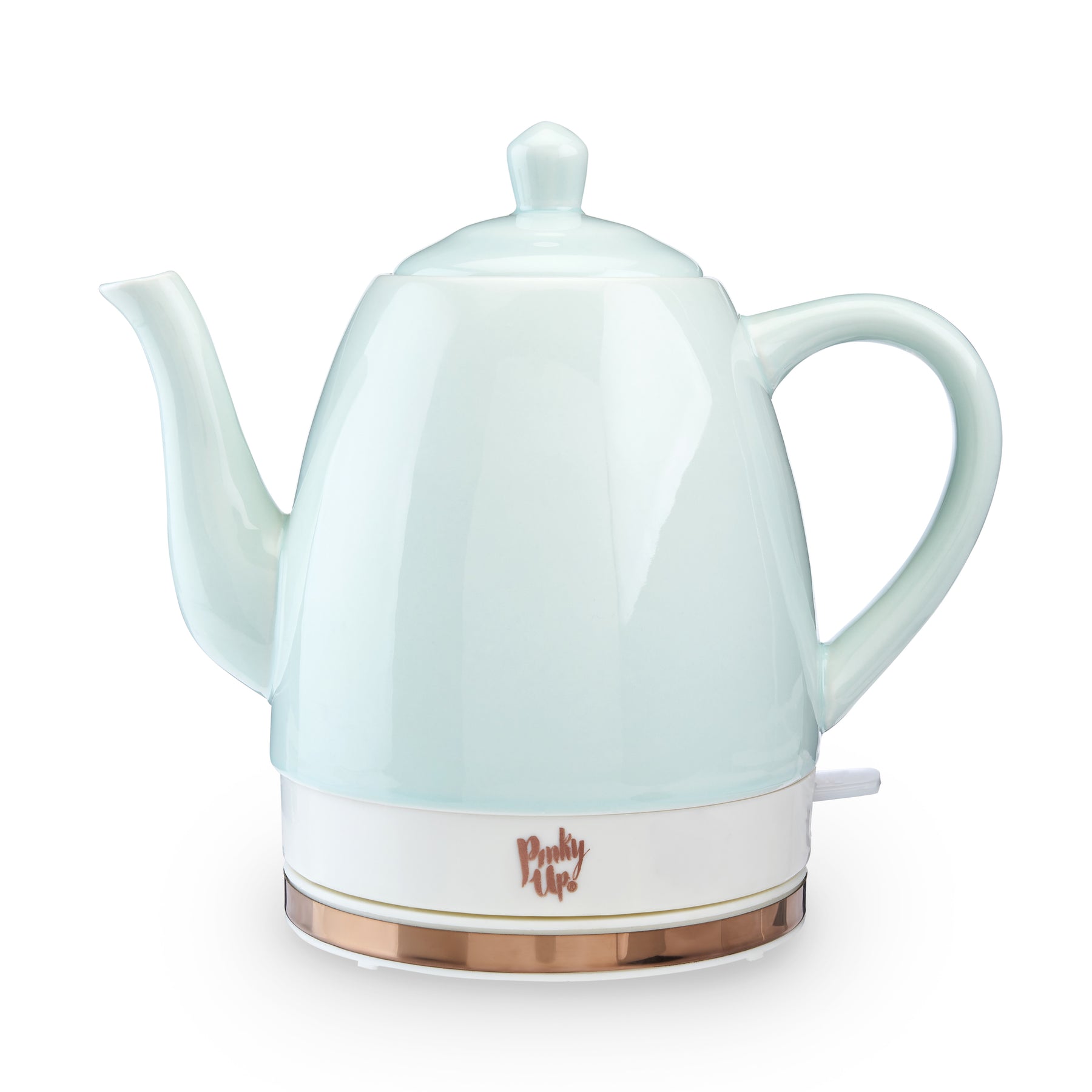 Chinese Style Electric Ceramic Kettle with Beautiful Flower