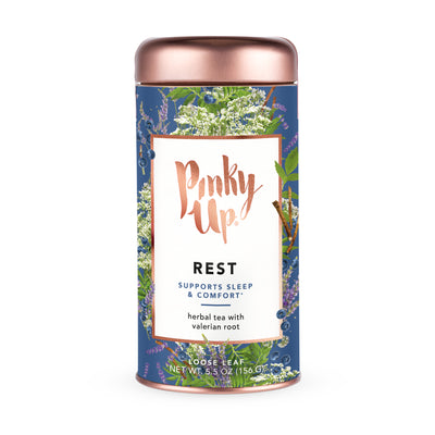 REST WITH THE BEST - Make this soothing tea a part of your nightly ritual for deeper sleep. Earthy rooibos meets a blend of ginger, apple, and blueberry for a fruity base with the addition of valerian root and aromatic lavender.