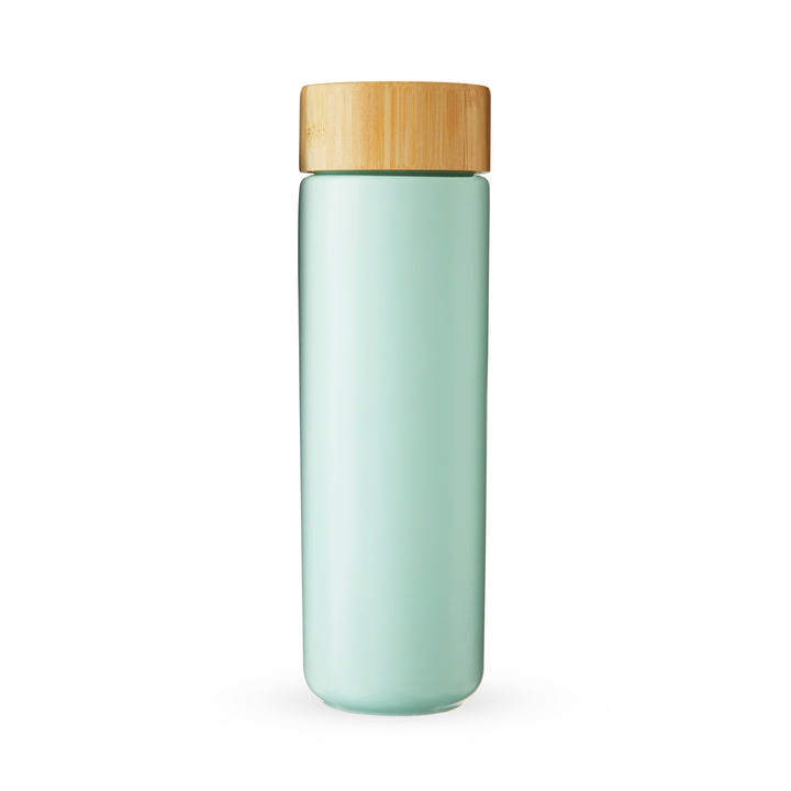 TEA INFUSER TRAVEL MUG - This 12 oz. tea infuser mug lets you bring and brew loose leaf tea on your morning commute, your evening dog walk, your hair appointment, and wherever else you want to go. It’s the perfect loose leaf tea infuser to go cup.