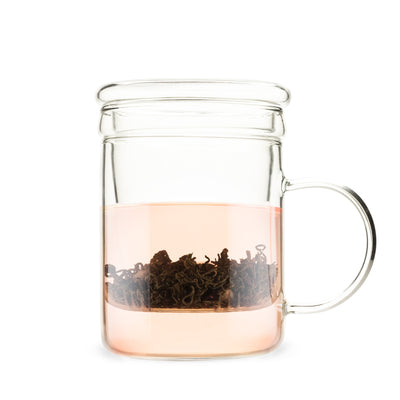 Pinky Up Riley Mini Souk Glass Press Pot Tea and Coffee Maker