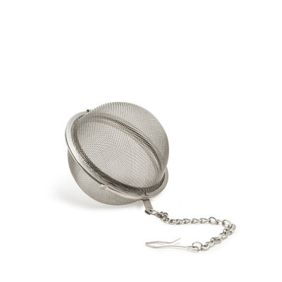 TEA INFUSERS FOR LOOSE TEA - The infuser tea ball is one of the most useful ways to brew flavorful tea. Easier to use than other tea strainers for loose tea, this tea ball has a chain with a hook that hooks onto the edge of your mug for easy removal.