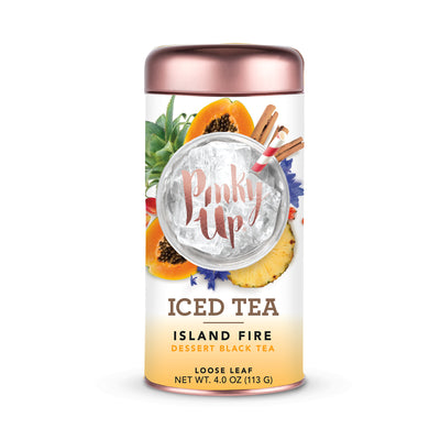 CHILL OUT WITH A TROPICAL FRUIT ICED TEA BLEND - This summer, kick back with your own personal oasis: this tropical iced tea from Pinky Up. Luscious notes of papaya and pineapple mingle with a feisty hint of spice. Chill out with a bold iced tea blend.