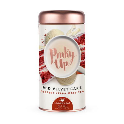 ENJOY THE VIBRANT COLOR AND FRESH BAKED AROMA OF RED VELVET CAKE IN YOUR MUG - Cake is great, but why not have all the flavor and no calories? Pour yourself a cup of Pinky Up's red velvet cake tea--deliciously satisfying and naturally calorie free.