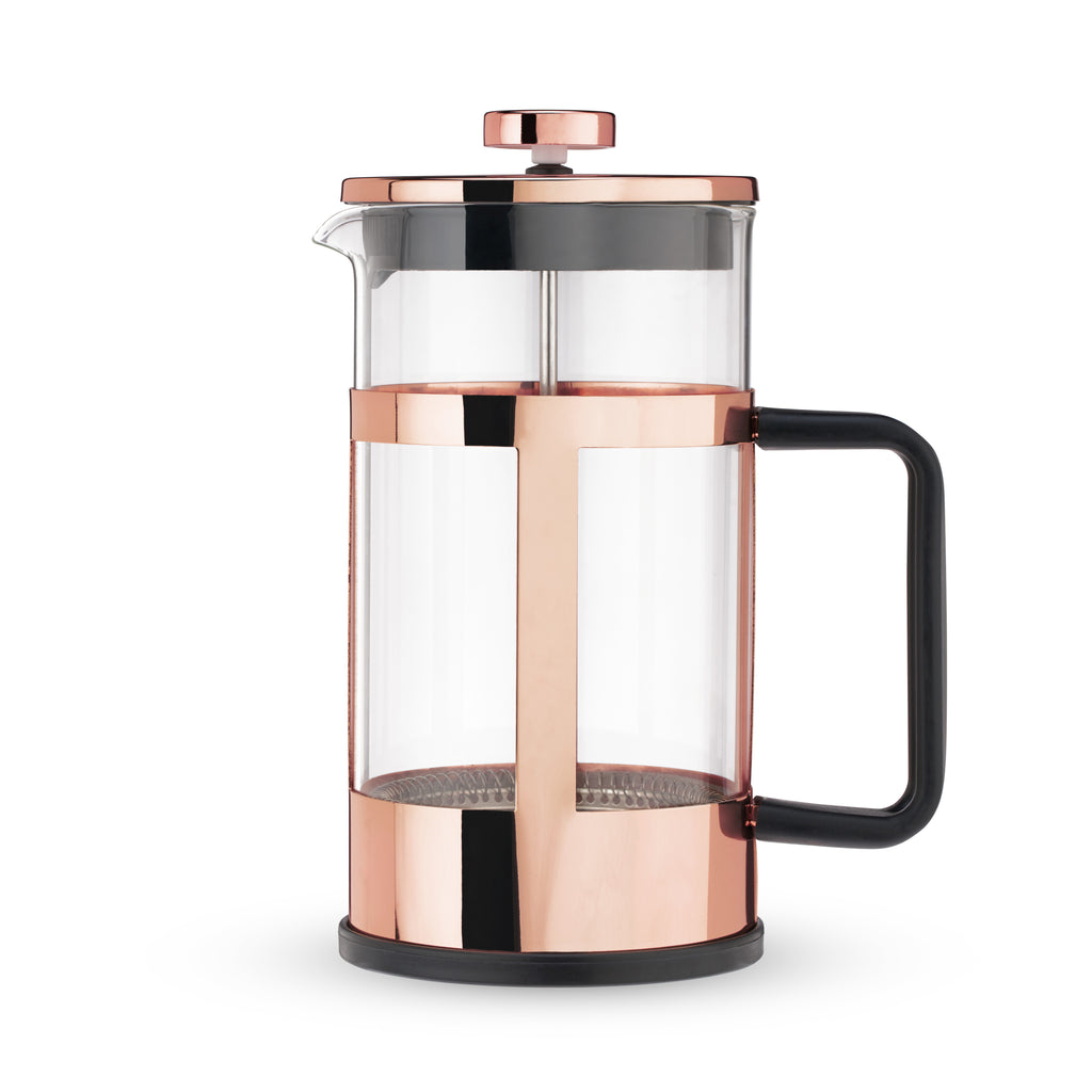 Pinky Up Piper Tea Press Pot, Coffee Maker, French Press for Loose Leaf Tea  and Coffee, Hot or Iced Beverage Brewer, 34 oz, Rose Gold – Pinky Up Tea