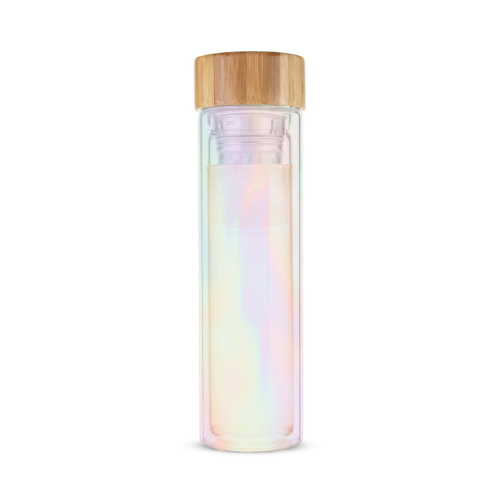INFUSE YOUR TEA ON THE GO - This travel infuser mug lets you bring and infuse loose leaf tea on your morning commute, your evening dog walk, your hair appointment, and wherever else you want to go.
