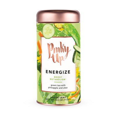 A DELICIOUS BLEND OF ALOE, PINEAPPLE, CUCUMBER AND GREEN TEA - With candied aloe, cucumber, and orange peel, this balanced caffeinated tea is like a power nap in a cup. Enjoy iced or hot for spa-like refreshment and rejuvenation.