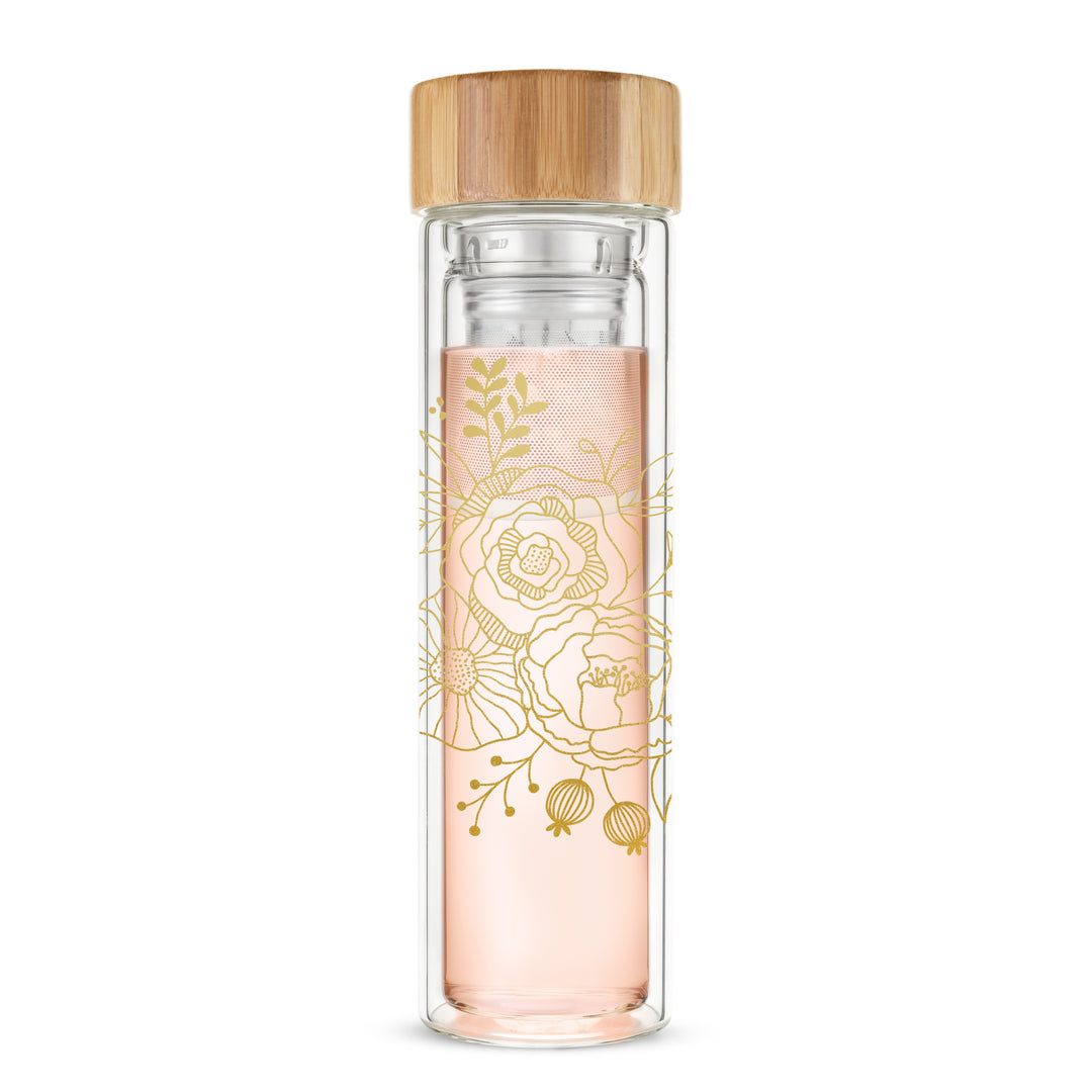INFUSE YOUR TEA ON THE GO - This travel infuser mug lets you bring and infuse loose leaf tea on your morning commute, your evening dog walk, your hair appointment, and wherever else you want to go.