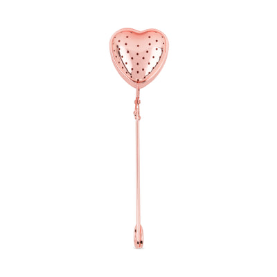 ENJOY A HEARTWARMING TEA ACCESSORY- The tea infuser is one of the most useful ways to brew flavorful tea. We put a loving spin on the classic tea ball shape with an iconic heart shape and rose gold finish.