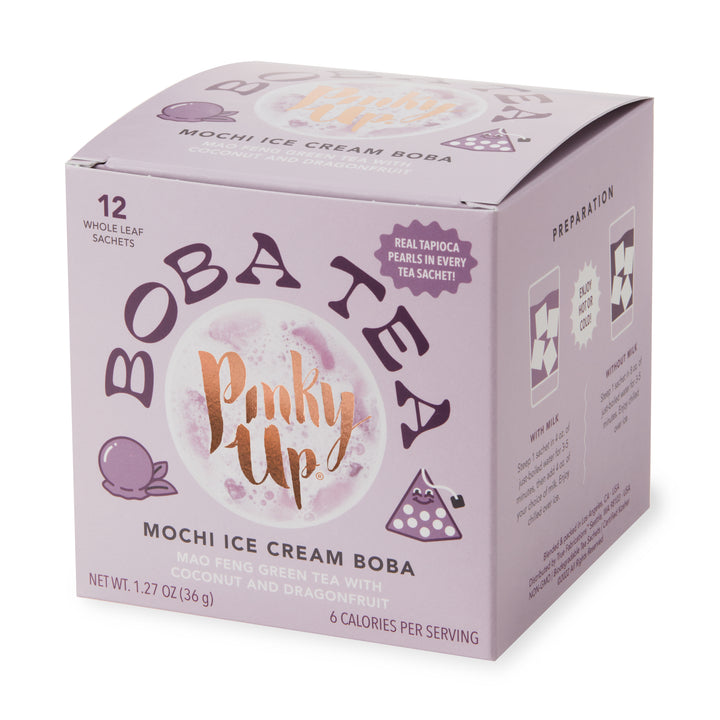 ENJOY GUILT-FREE BOBA MILK TEA - All the indulgence of your favorite boba tea, none of the guilt! Our boba tea sachets are made from whole leaf ingredients with 10mg of caffeine and 6 calories per serving so you can treat yourself any time.